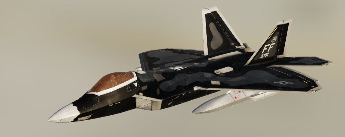 Dagger Livery F-22A Raptor