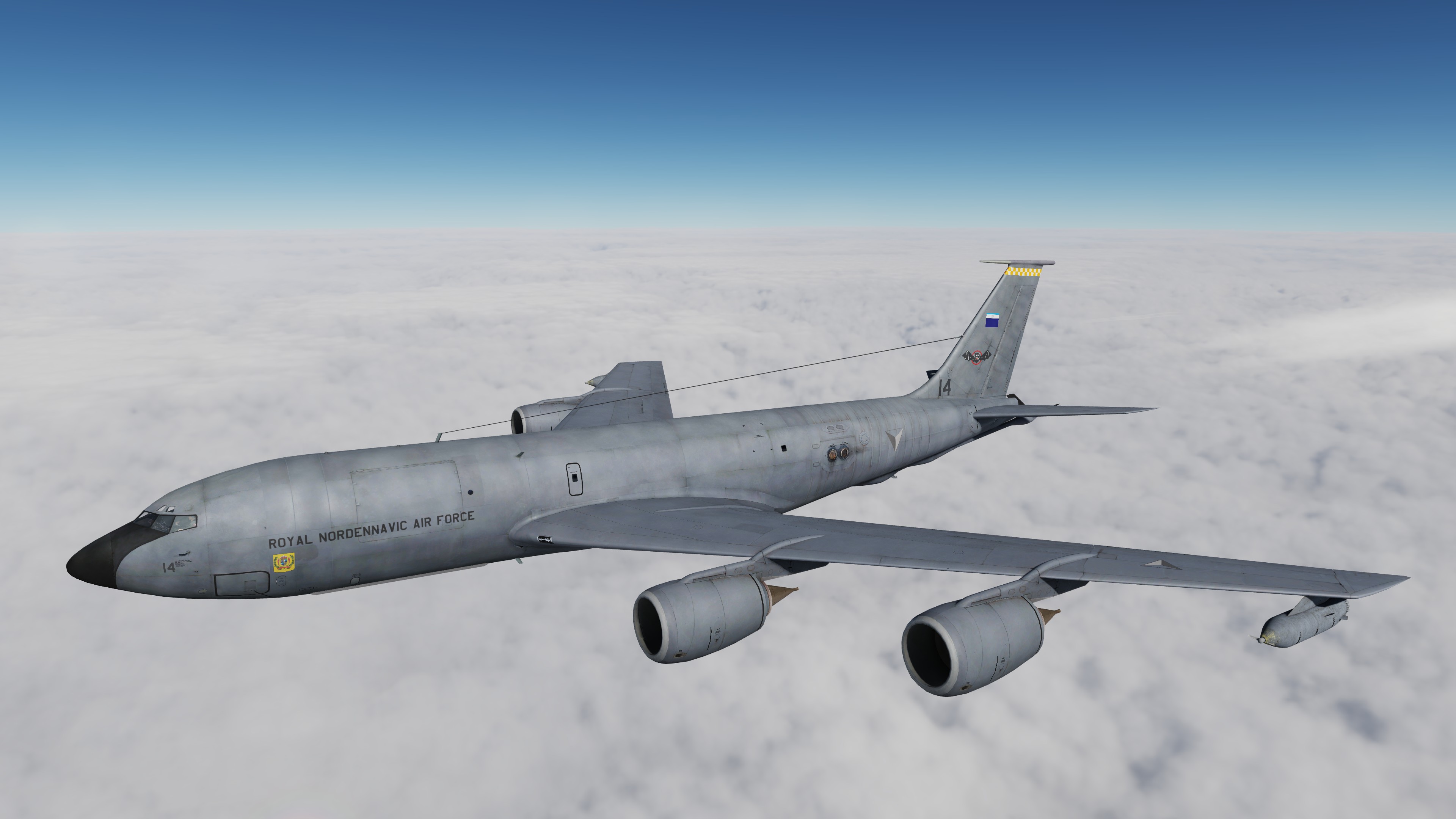ACE COMBAT - KC-135 / KC-135MPRS - Nordennavic Royal Air Force - Sqn "Sologne" 2nd Flight LET 465 Part2