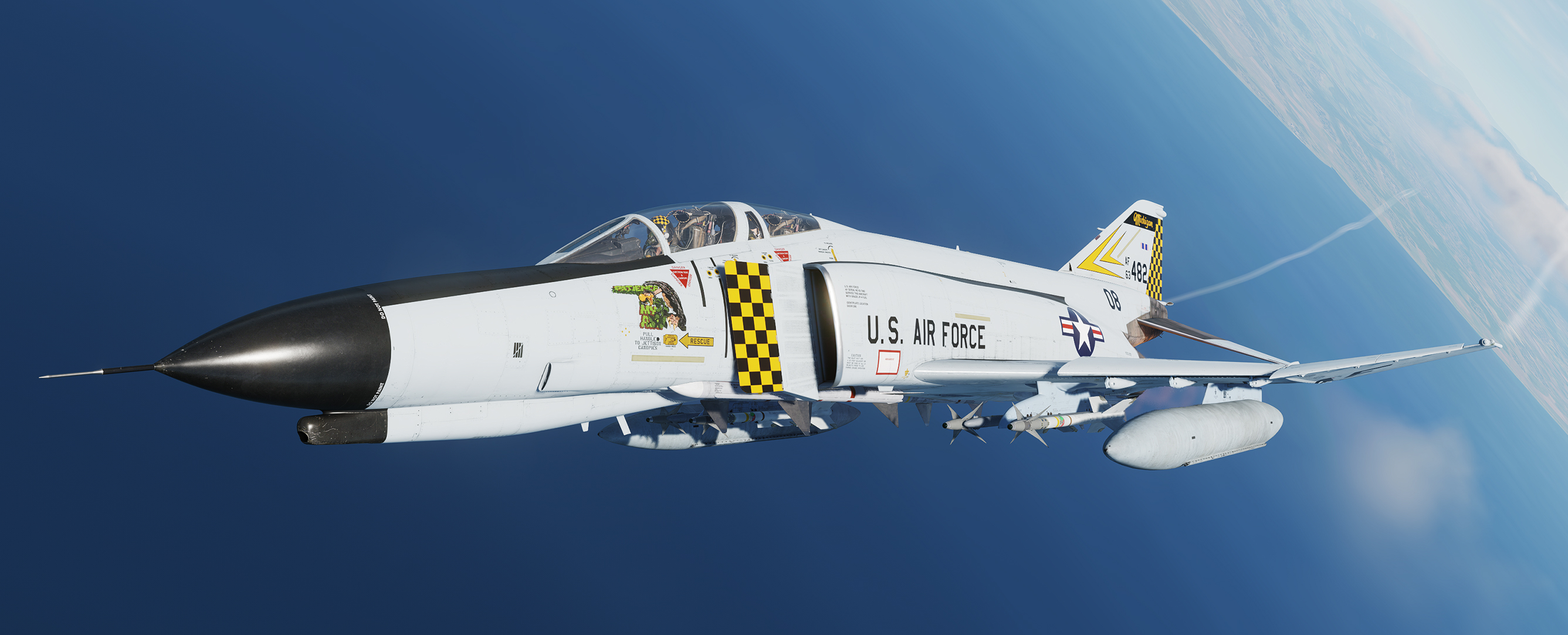 63-7482, "Patience My Ass", 171 Fighter Interceptor Squadron,191 Fighter Interceptor Group, Selfridge AFB, MI ANG