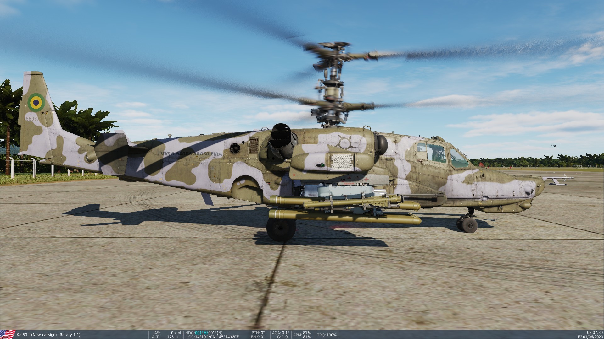 KA-50 Black Shark 3 FFAA BRAZIL FICTIONAL 