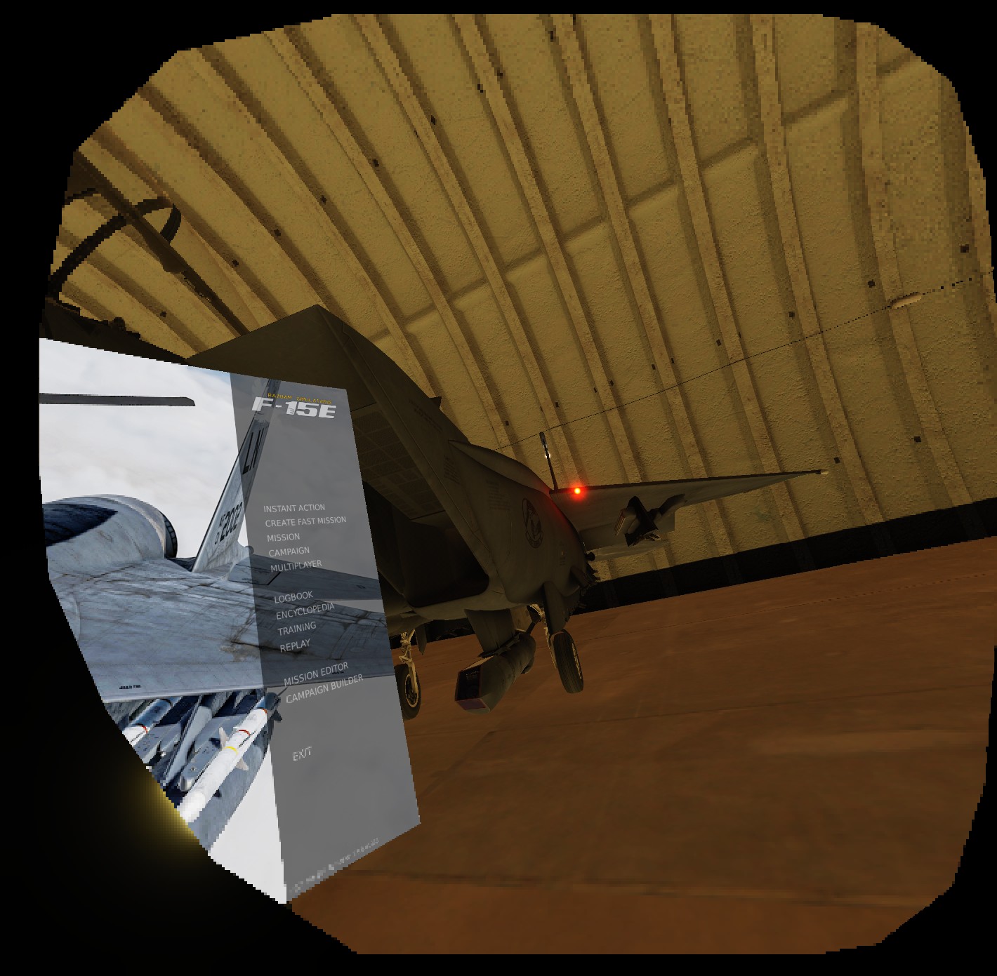 F-15E VR hanger 