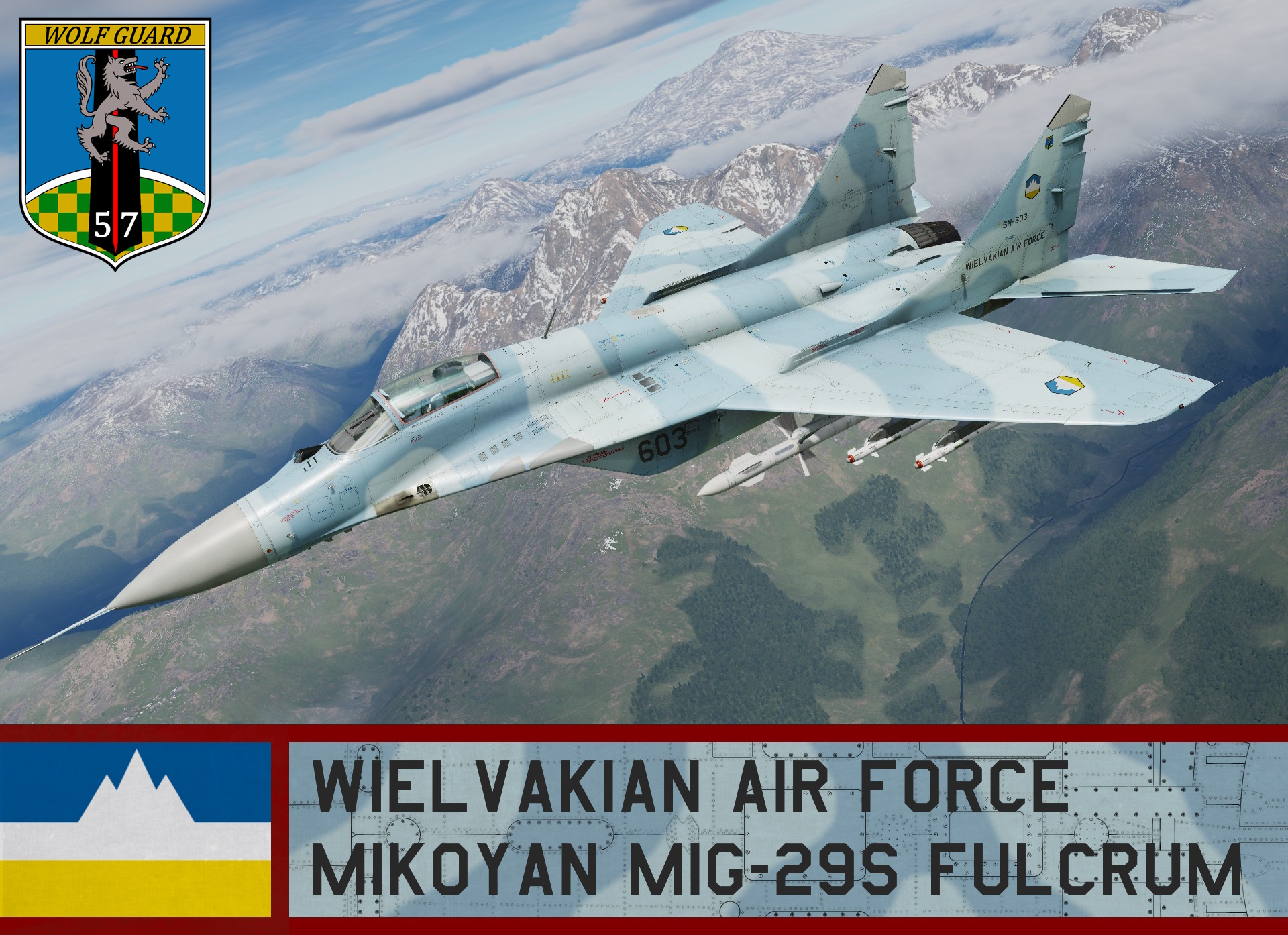 Wielvakian Air Force, Mig-29S - Ace Combat