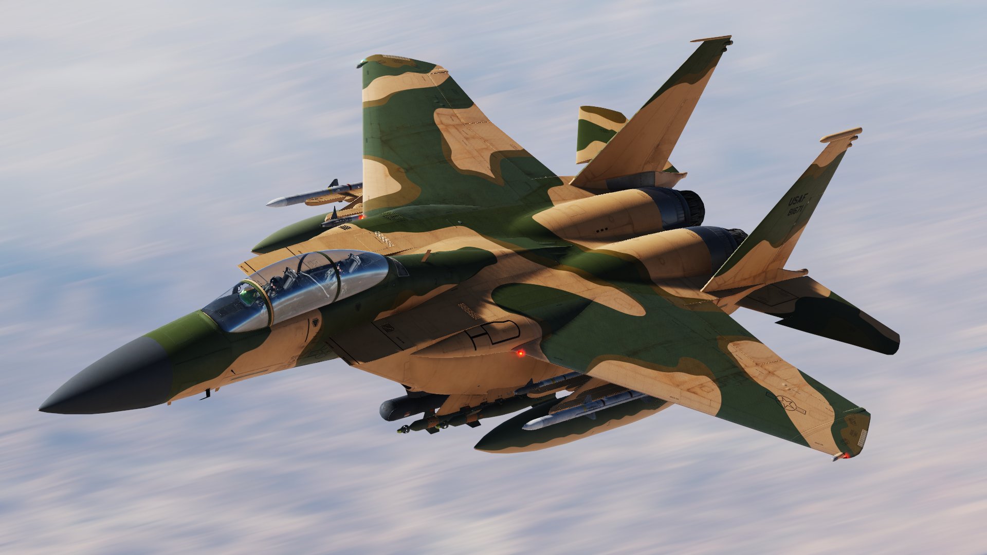 F-15E desert camouflage(fictional)