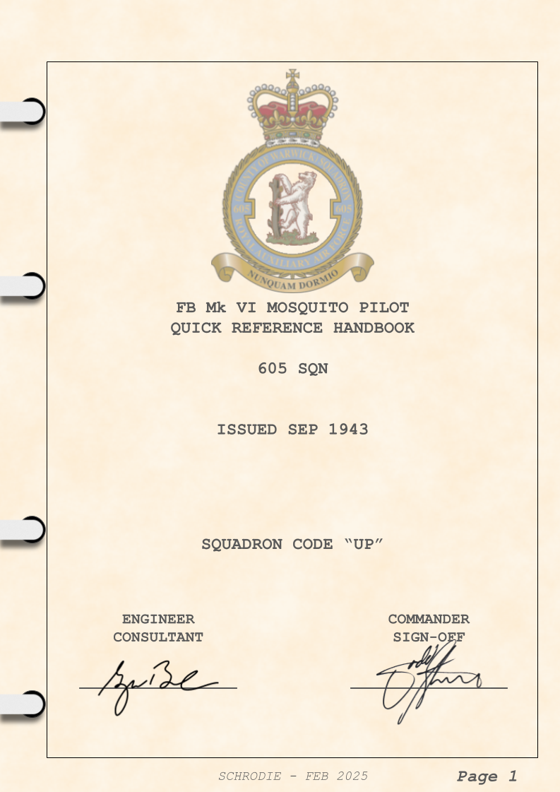 Replica REALISTIC Mosquito Kneeboards