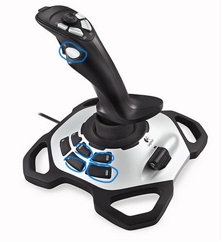 F-15E Pilot Only | Logitech 3d Extreme hotas Controls 