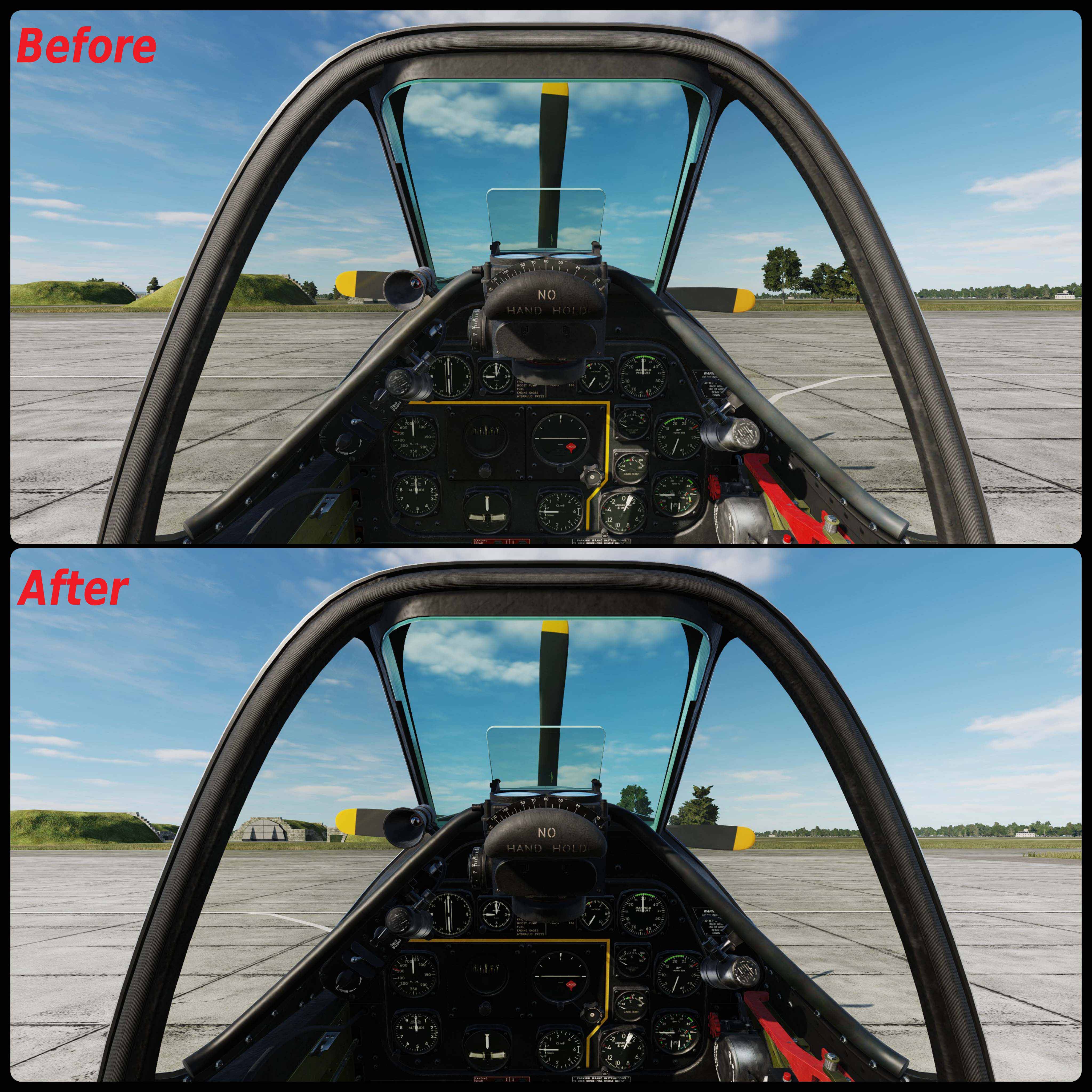 P-51D Darker Cockpit