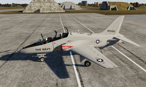 T-45C Goshawk 'The Navy' Livery, inspired by the movie 'Hot Shots