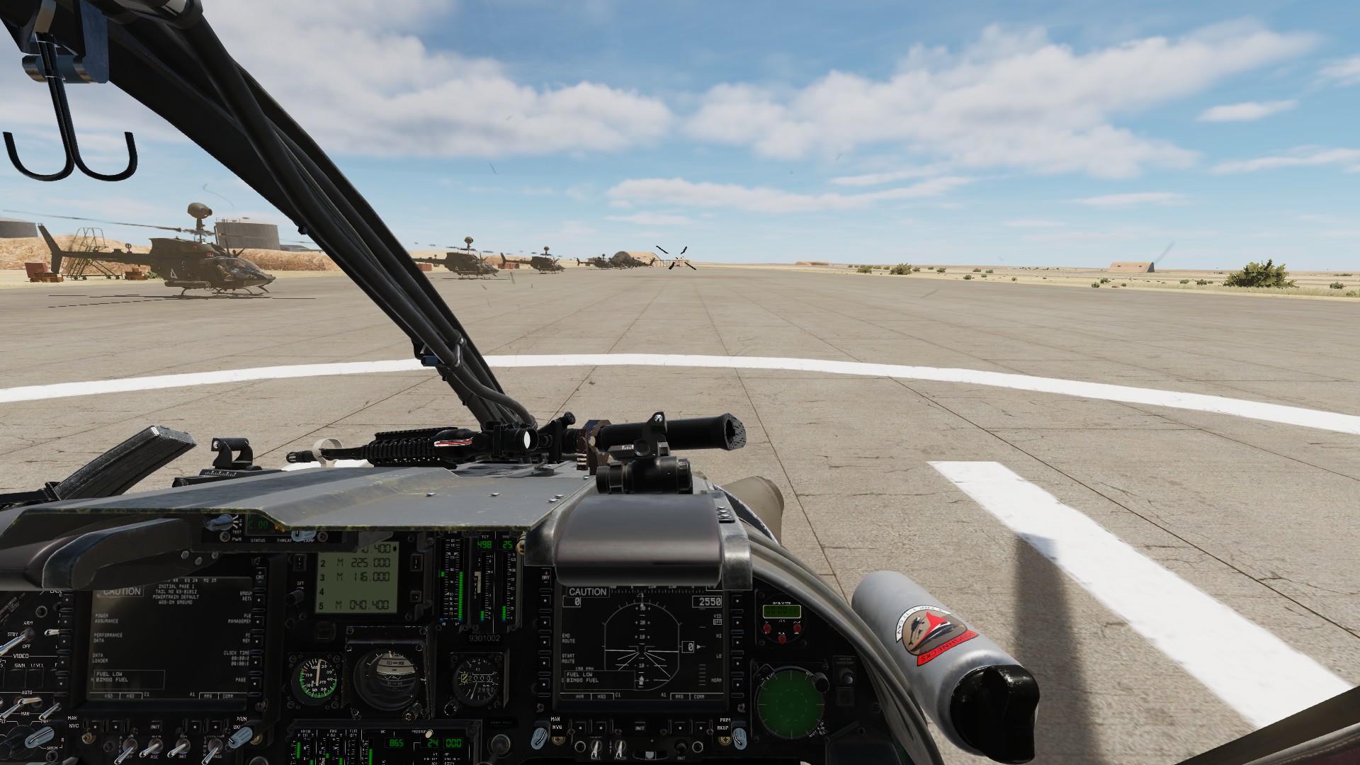 OH-58D(R) Kiowa Warrior Air-Ground and Air-Air Qualifications - Day (Single Player)