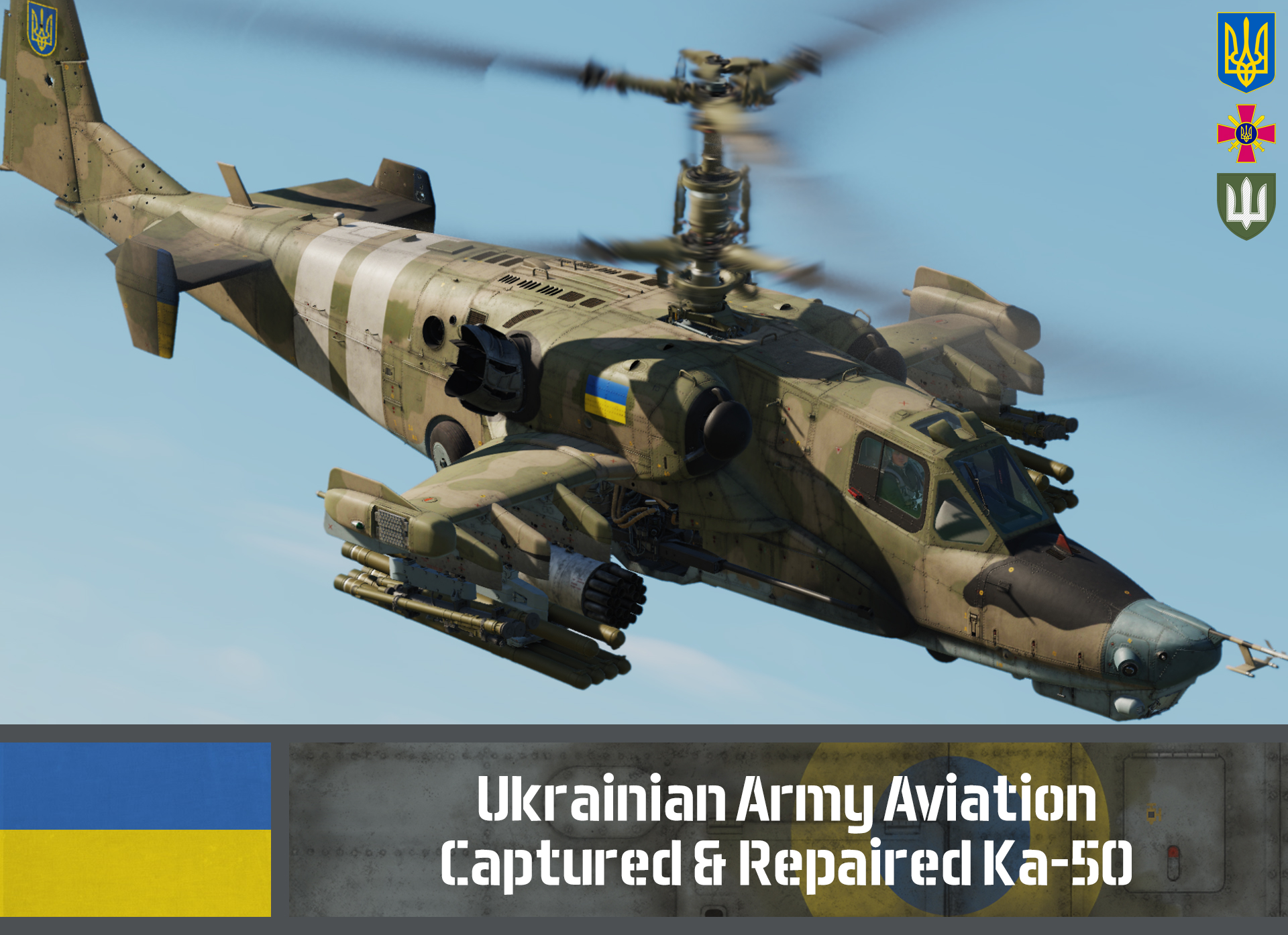 Ka-50 III - Ukrainian Army Aviation, Downed & Captured | Ukraine (Fictional)