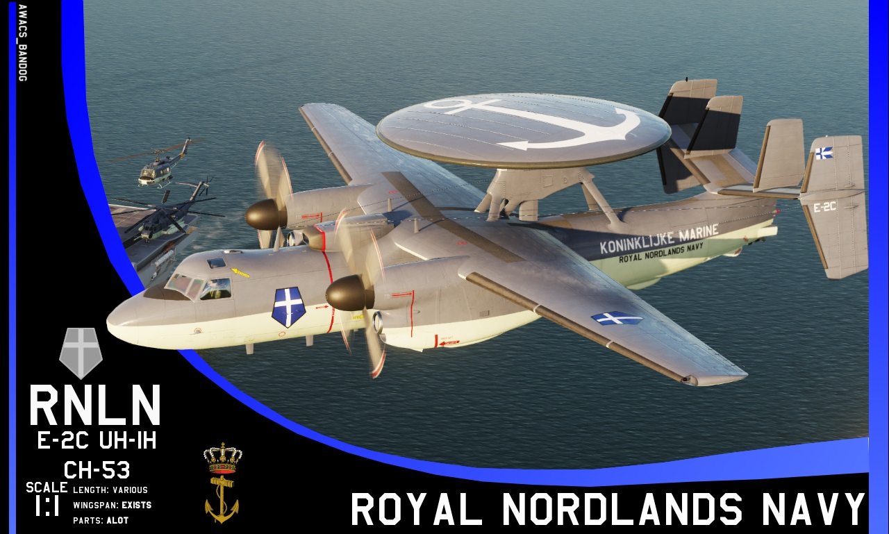 Ace Combat - Royal Nordlands Navy Air Wing Pack (UH-1H, E-2C, CH-53)