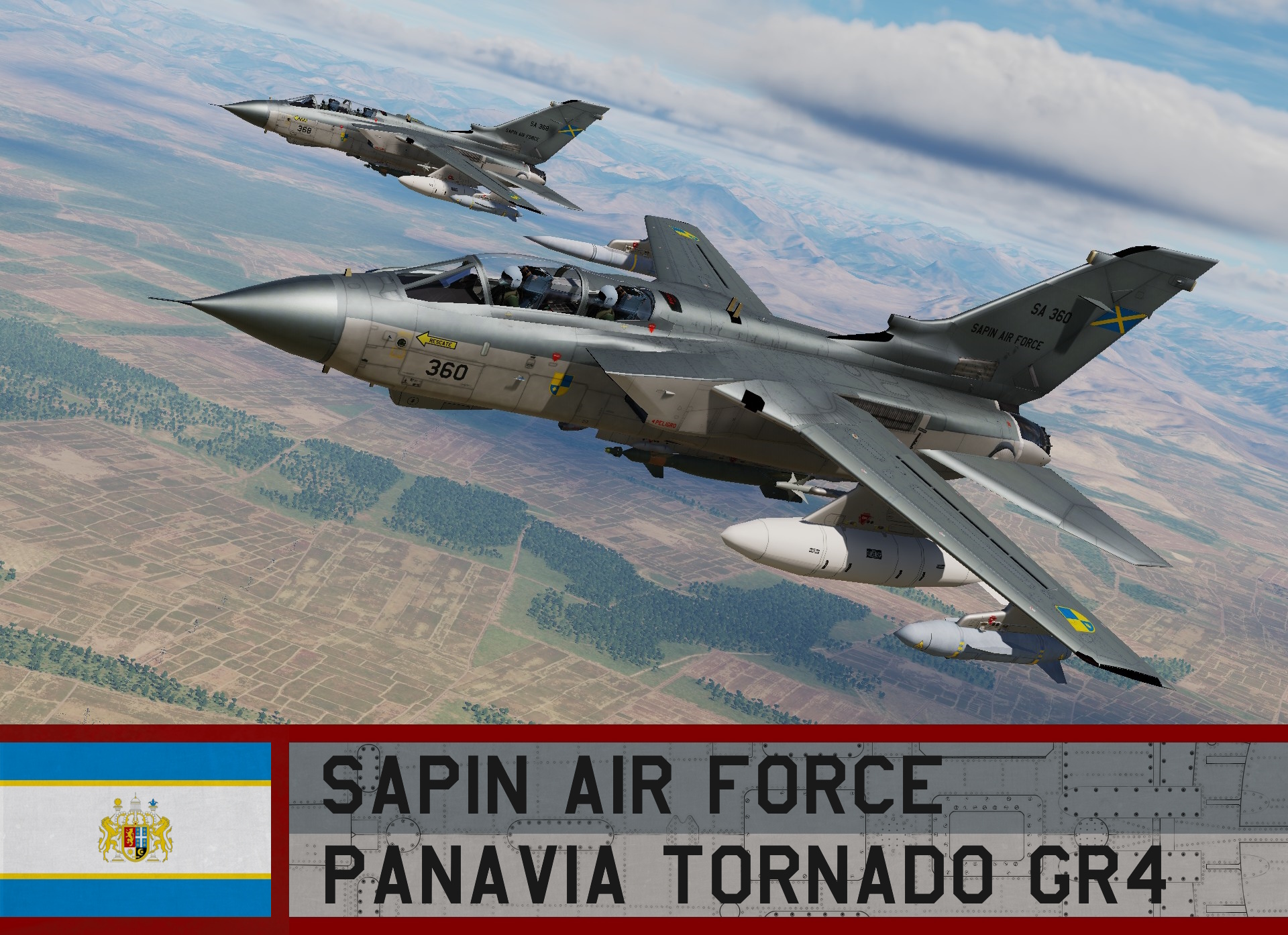 Sapin Air Force Tornado GR4 (AI) Ace Combat Zero