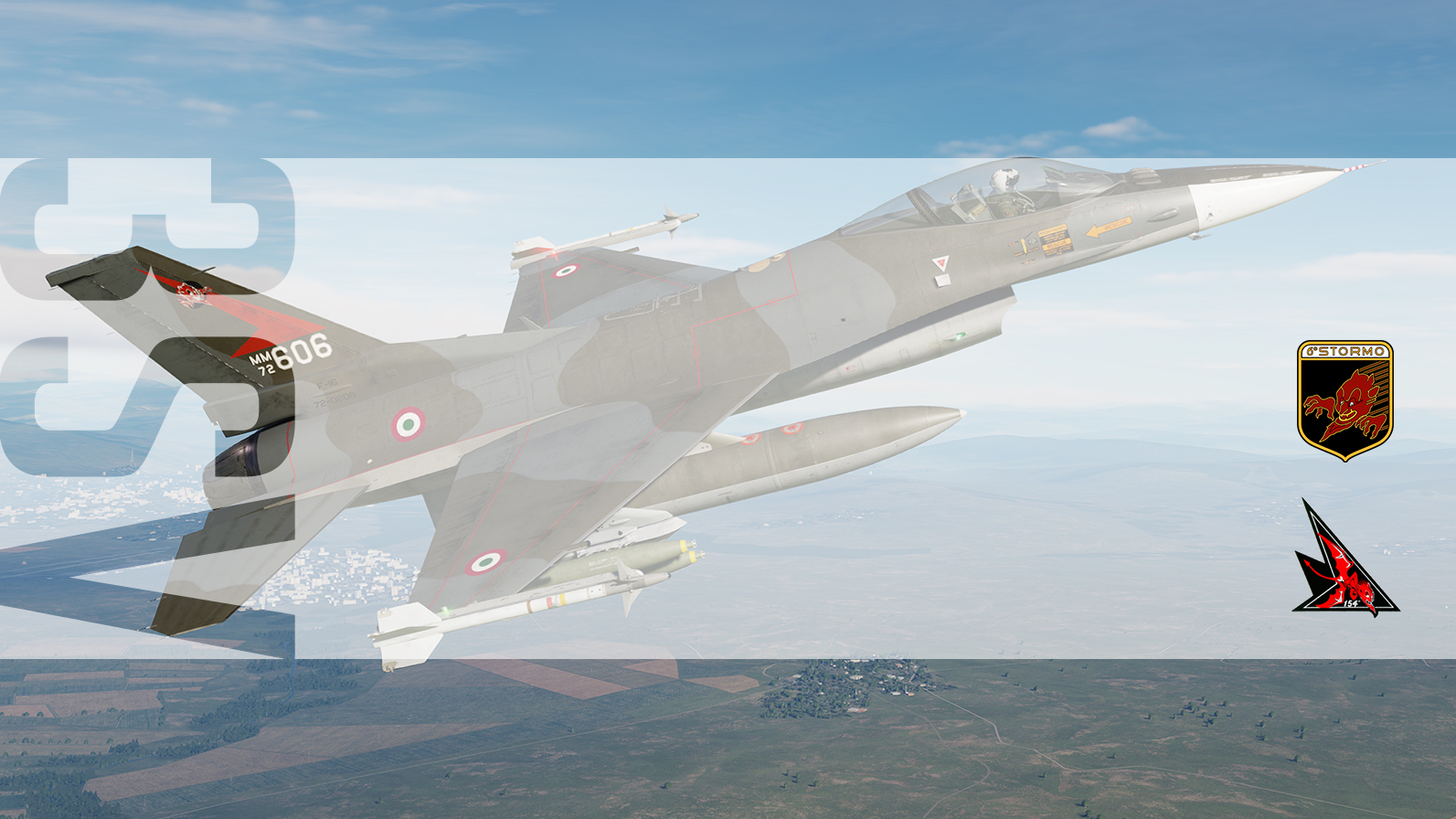 F-16C "CAMO 70's" AMI 6° Stormo 154° Gruppo (Fictional)