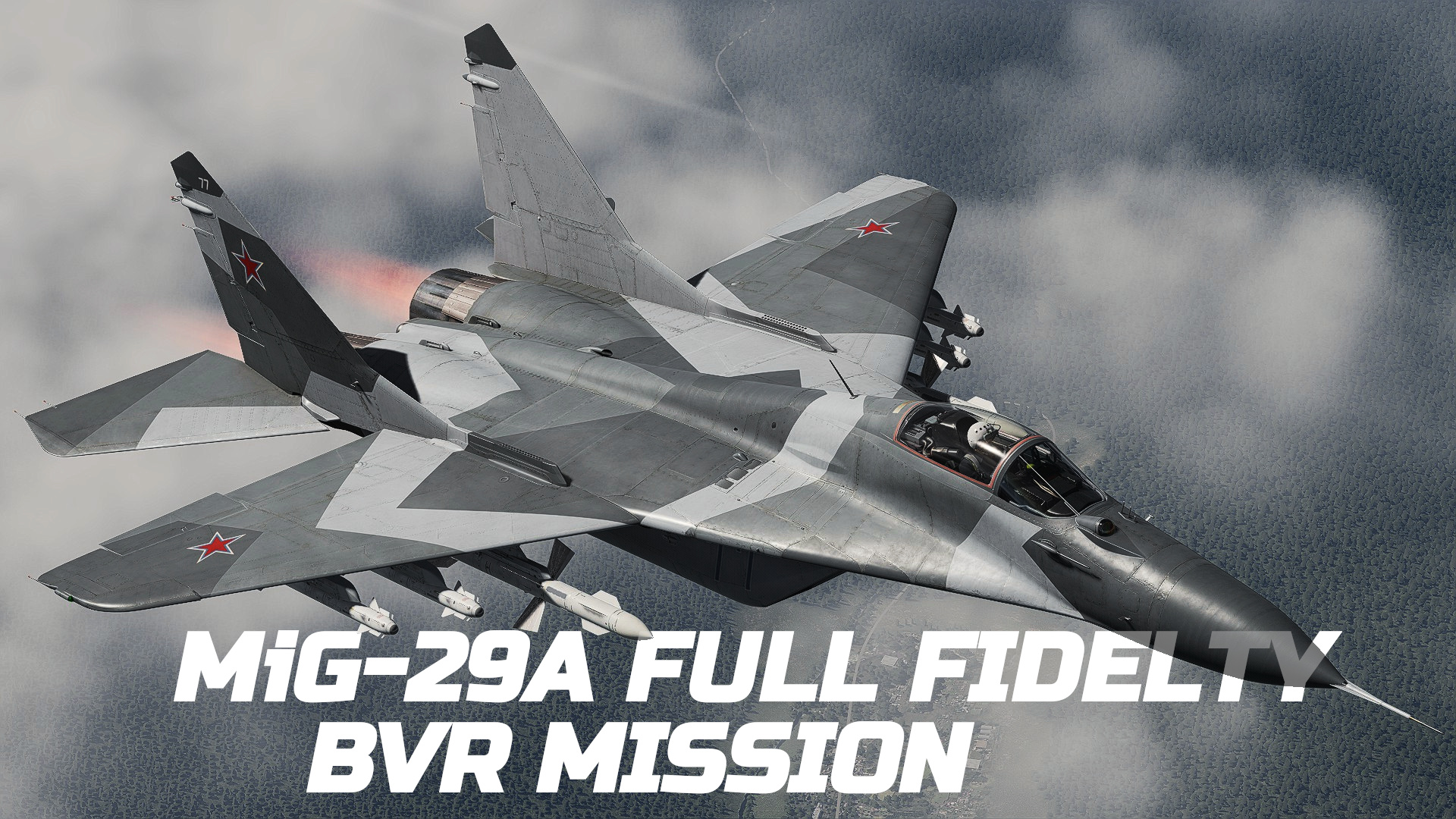 Full Fidelty MiG-29A 1v1 BVR Mission