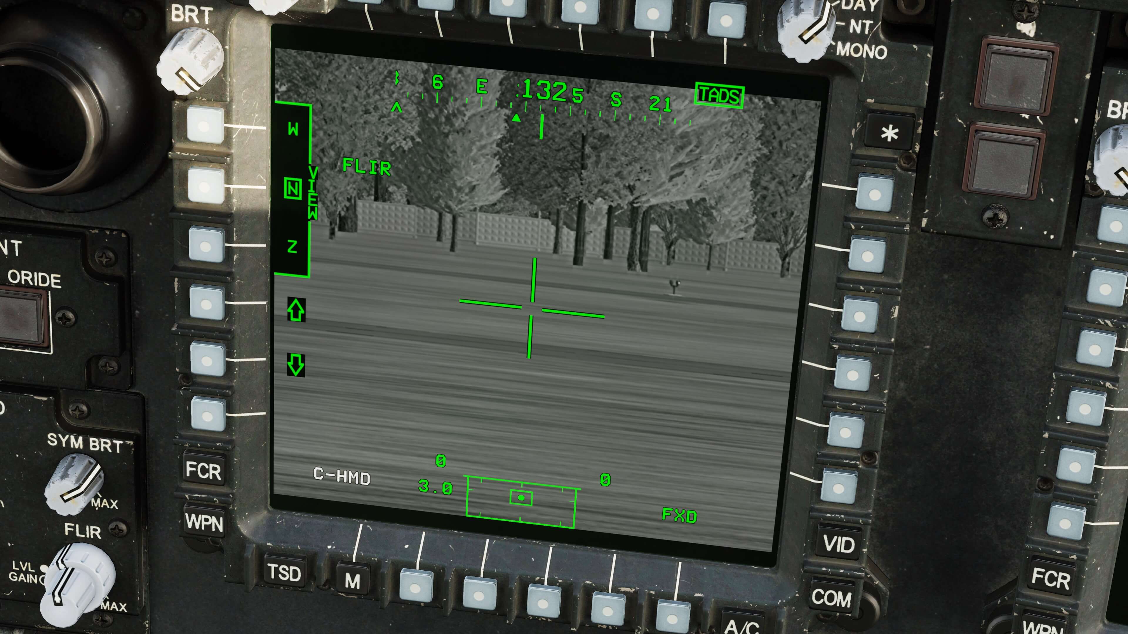 Keybinds for TADS Zoom/FLIR/TV from Pilot Seat