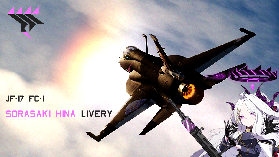 JF-17 Sorasaki Hina (Blue Archive) Livery
