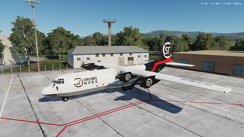 C-130 fictional livery, SF Airlines