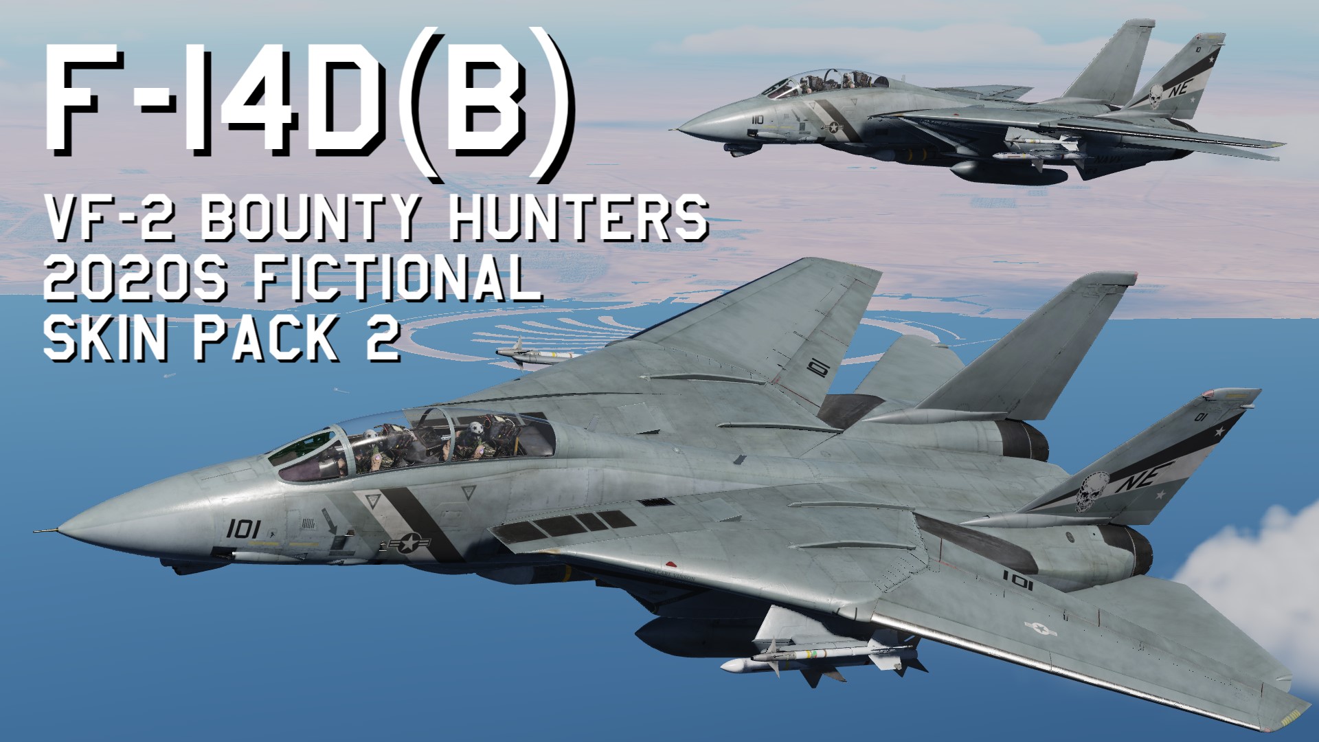 F-14D(B) VF-2 Bounty Hunters 2020s fictional Skin Pack 2 2025/02/17