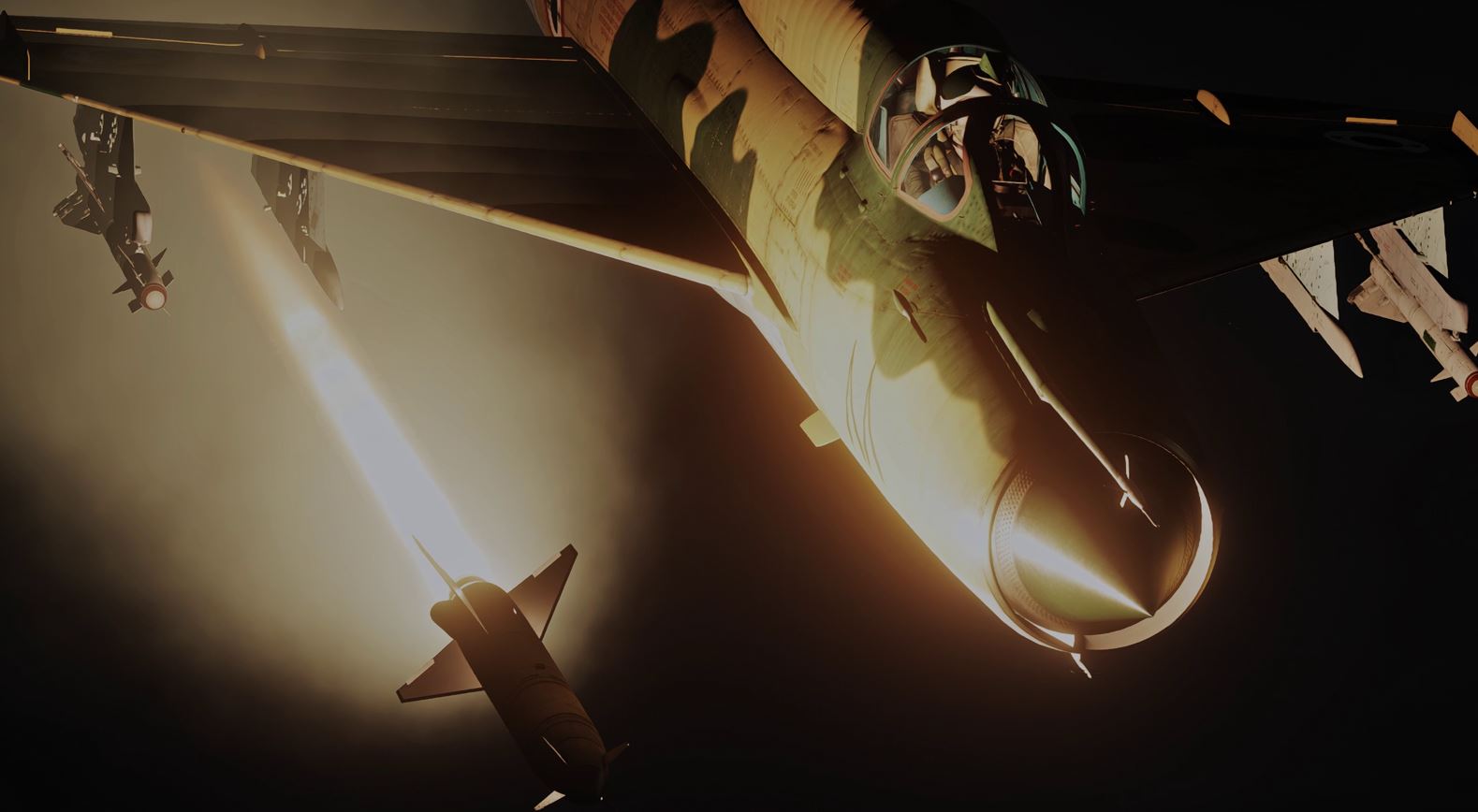 MiG-21 Night Anti-ship strike using Kh-66 Grom