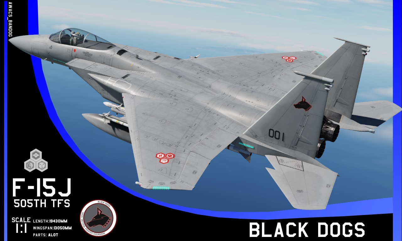 Janosian Air Self Defense Force 505th Tactical Fighter Squadron ‘Black Dogs’