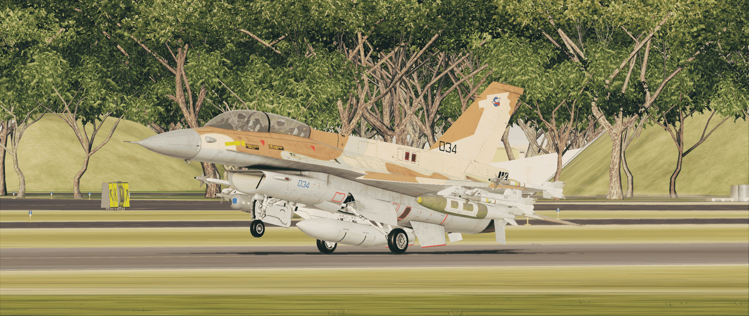 F-16D Barak (SUFA Mod) 110 Squdron 034