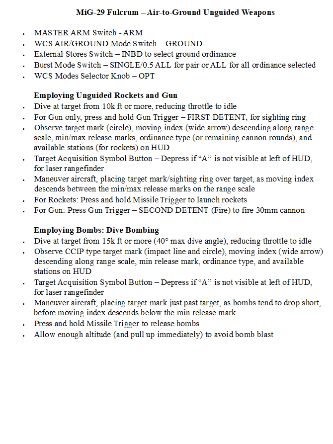 MiG-29A Fulcrum Kneeboards by AKA_Relent