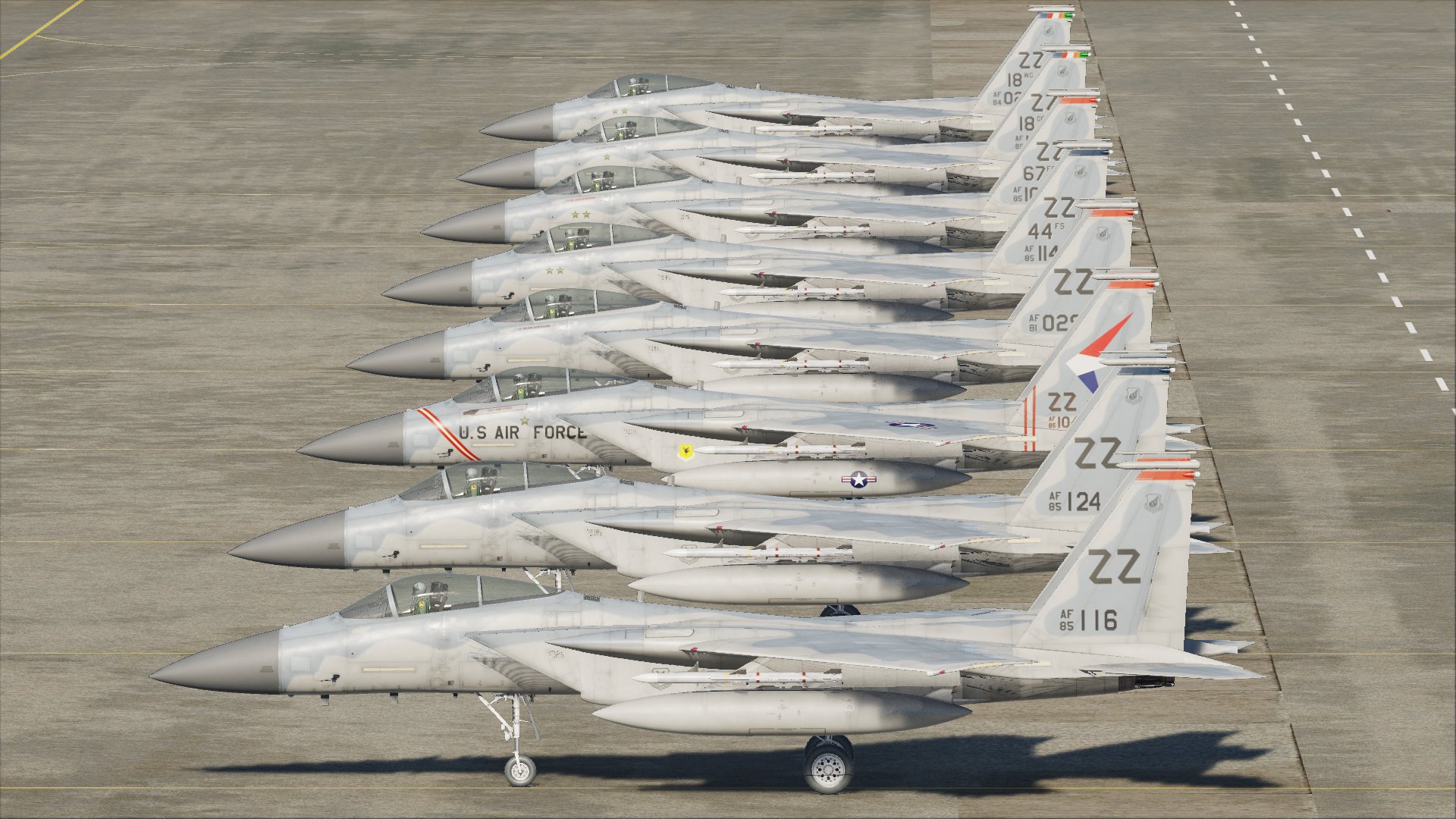 USAF 18th Wing modern F-15C Skin Pack