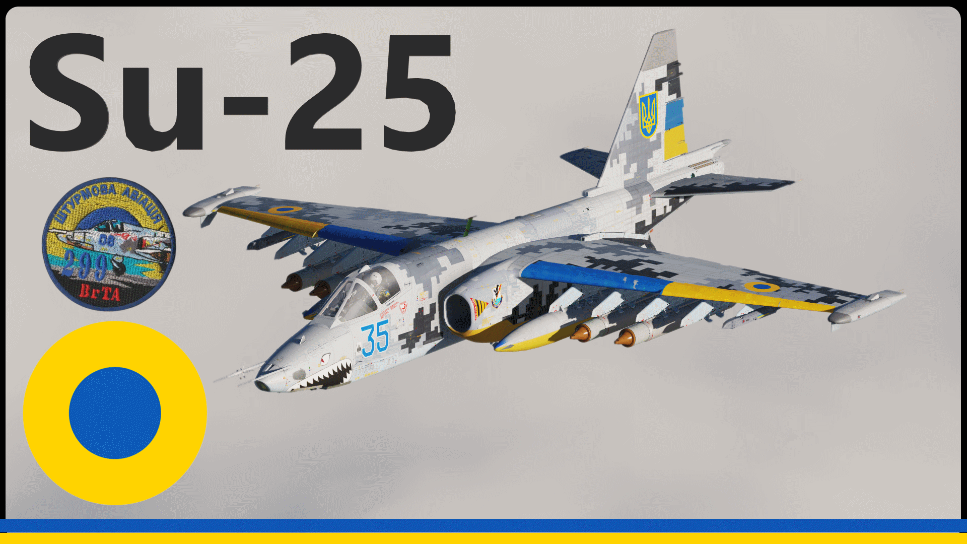 Su-25M1K Digital & Anti-mikola camo (+Pilot in MM-14 uniform) | UA !2 Versions!