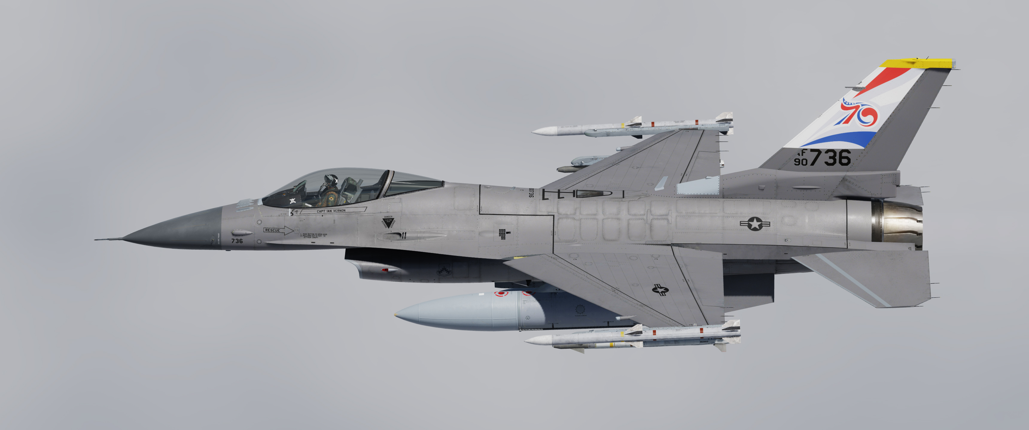 USAF F16C 80th FS "Headhunters"/"Juvats" - 70 years ROKAF sync