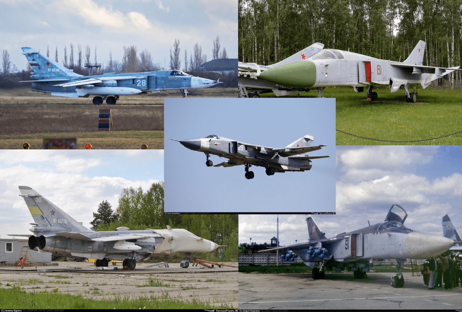Пак ливрей Су-24