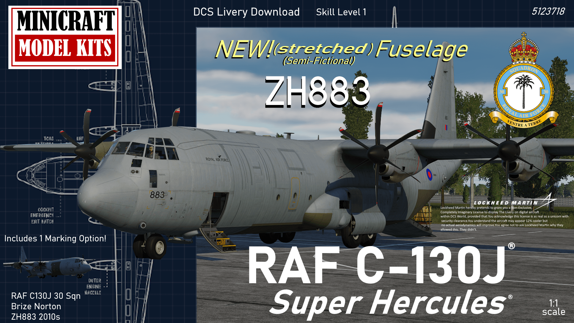 SEMI-FICTIONAL ZH883 30 Sqn RAF Brize Norton