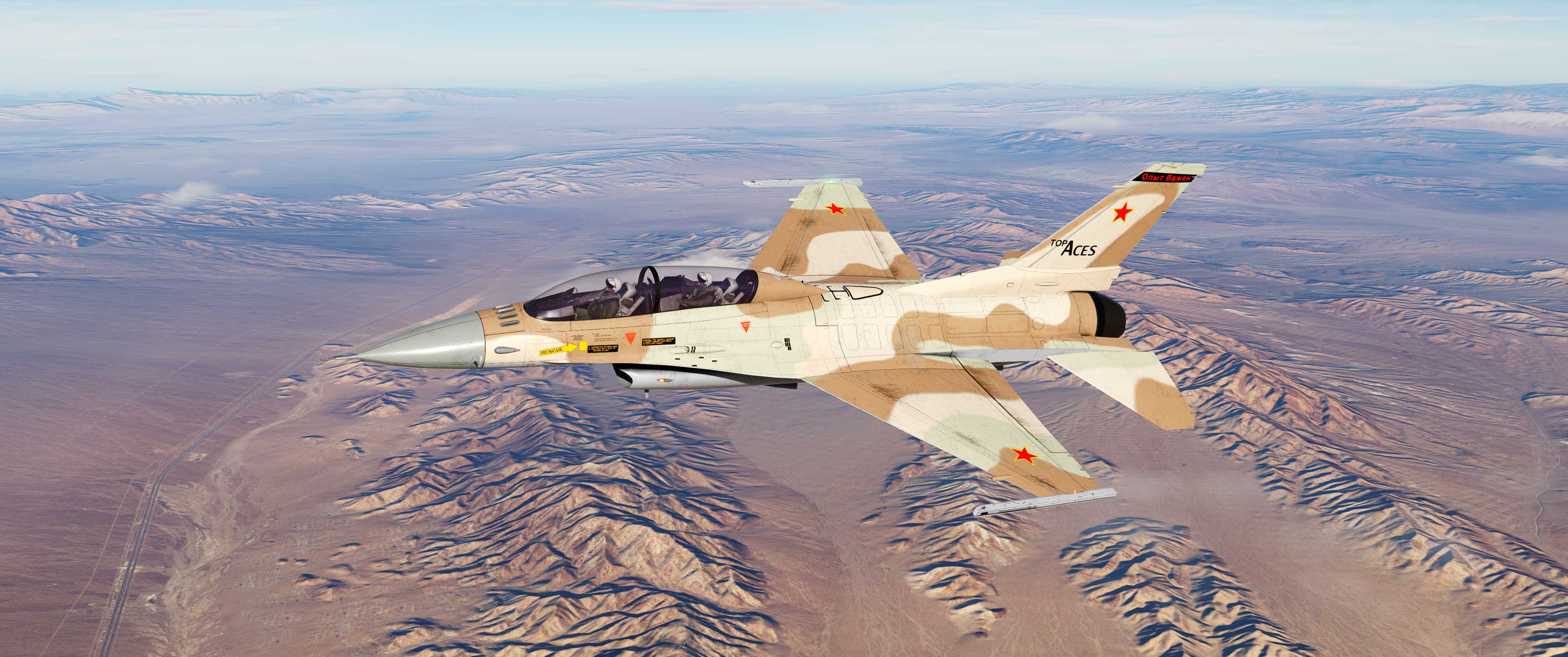 USAF TOP ACES F-16D blk 50 NS (no spine) SUFA MOD 17/03/2025 UPDATE