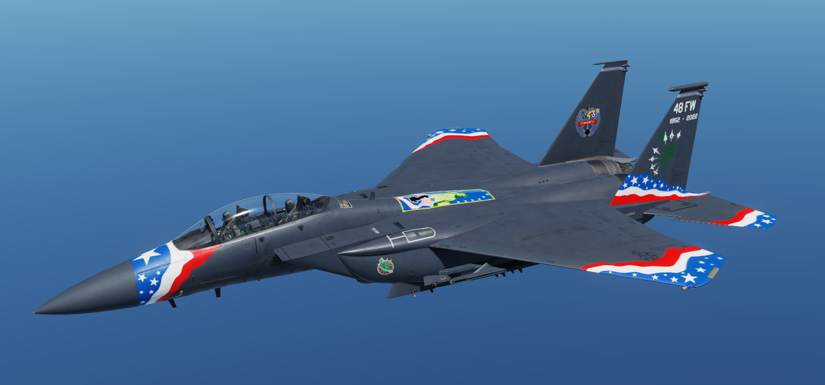 U.S. Air Force 48th Fighter Wing new heritage F-15E Strike Eagle