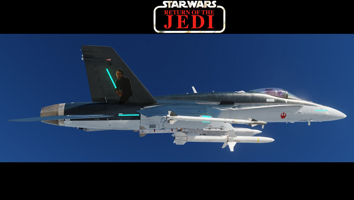 FA-18C Star Wars Luke Skywalker Jedi Knight