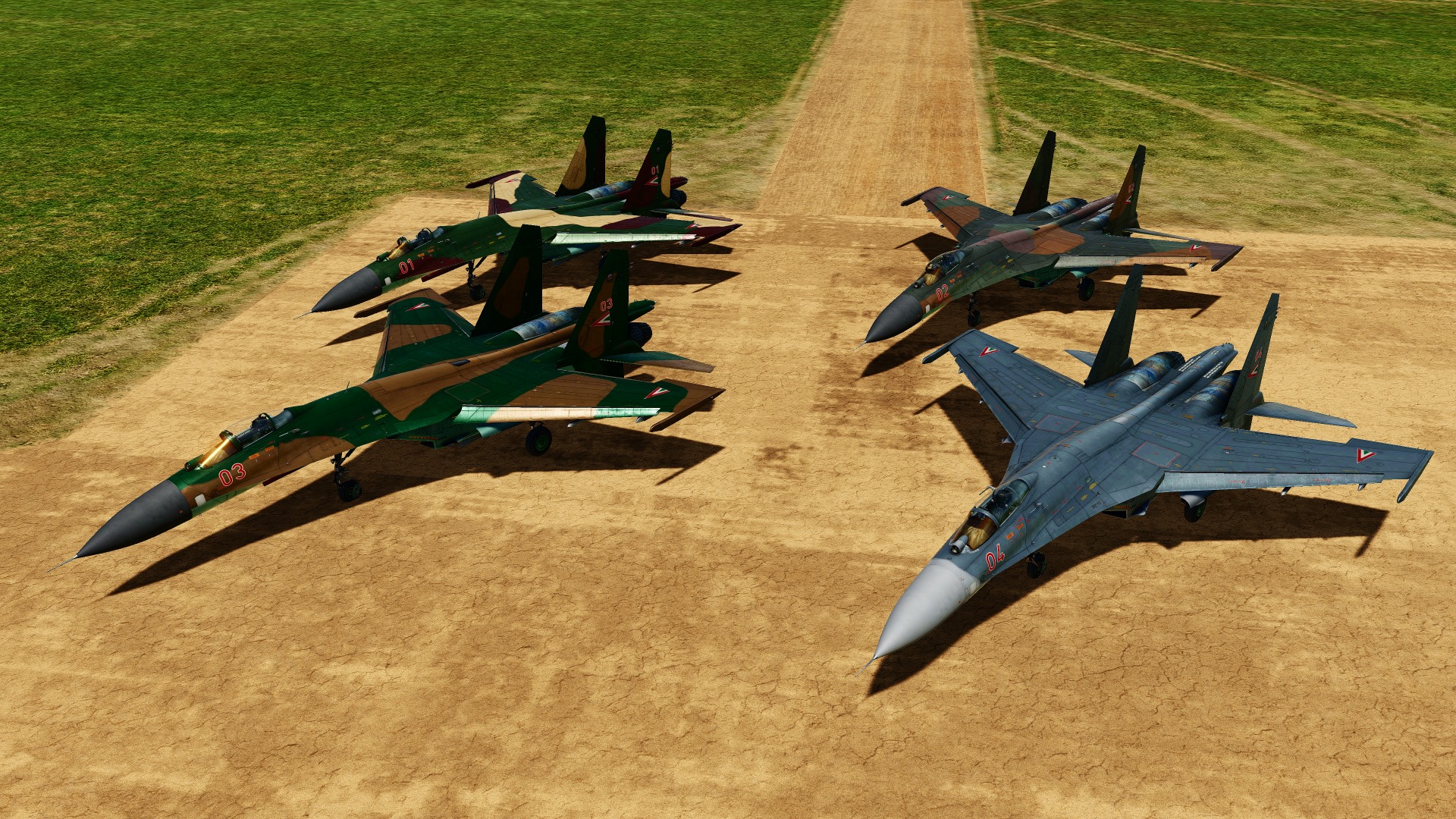 Su-27 and J-11A Hungarian Air Force multi pack (fictional camo)