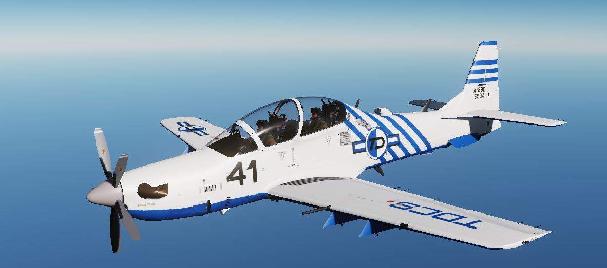 TDCS A-29 Basic Flight Course Skin Pack