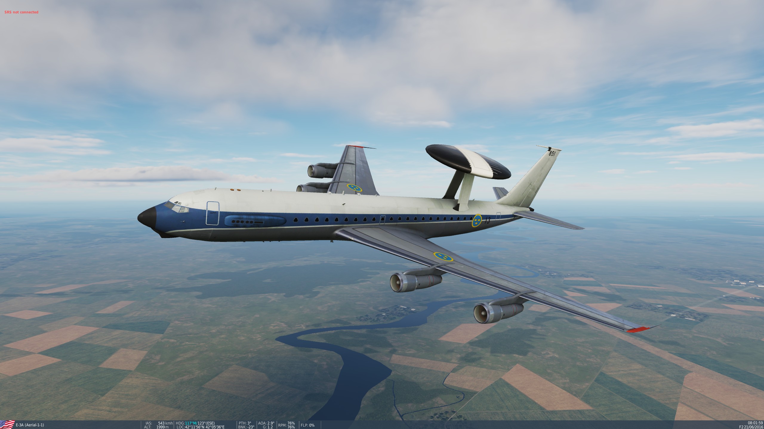 Swedish TP-85 "Caravelle" for E-3a