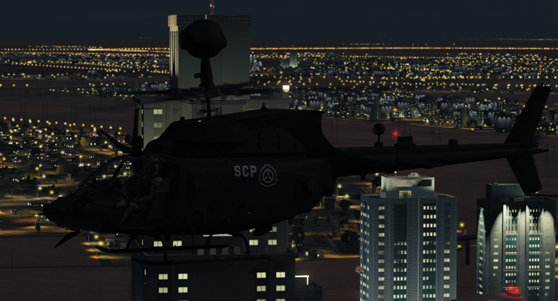 SCP Foundation livery for OH-58D Kiowa Warrior