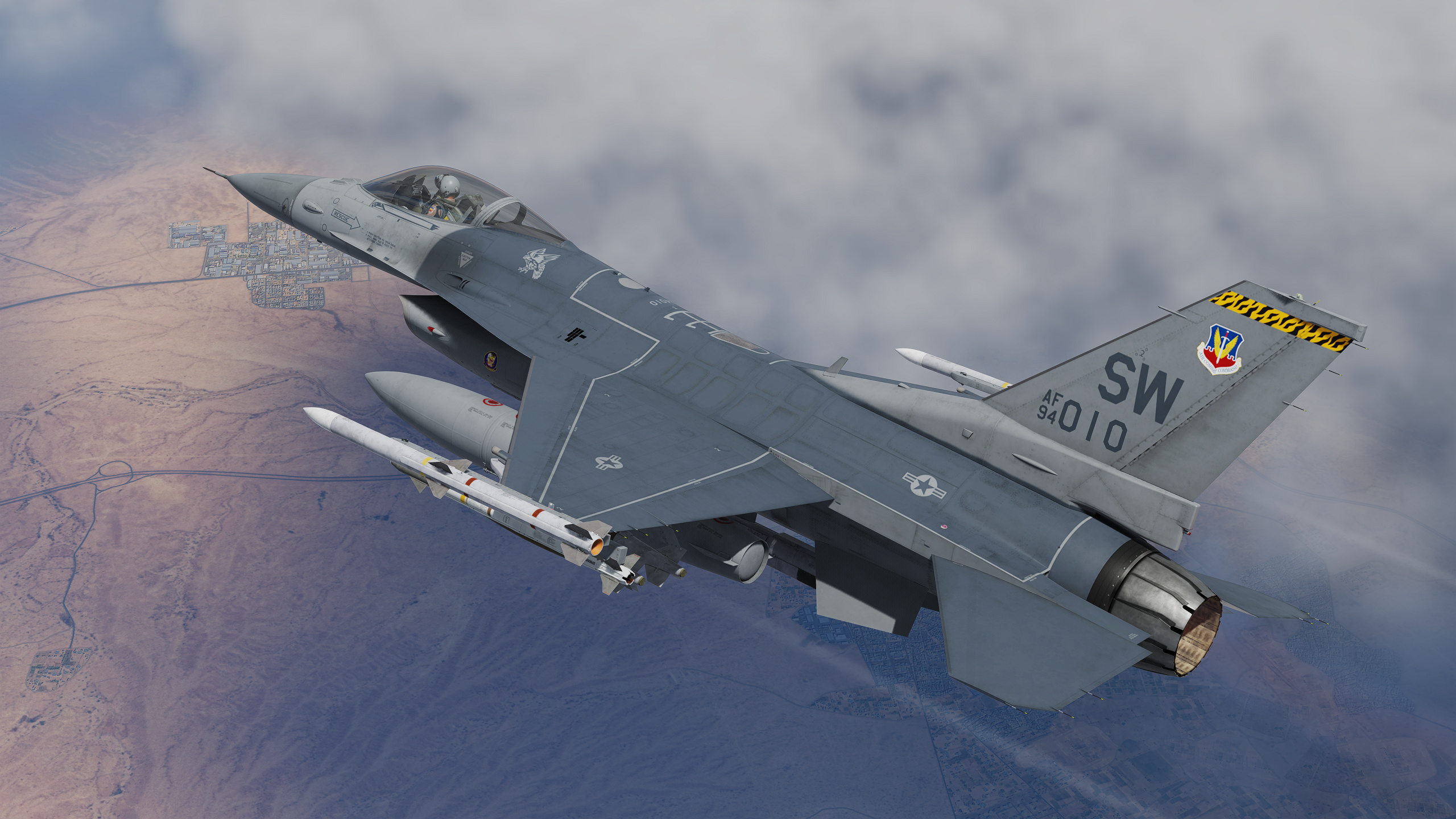 79th FS Tigers Addon - Line With Desert Flight Suit