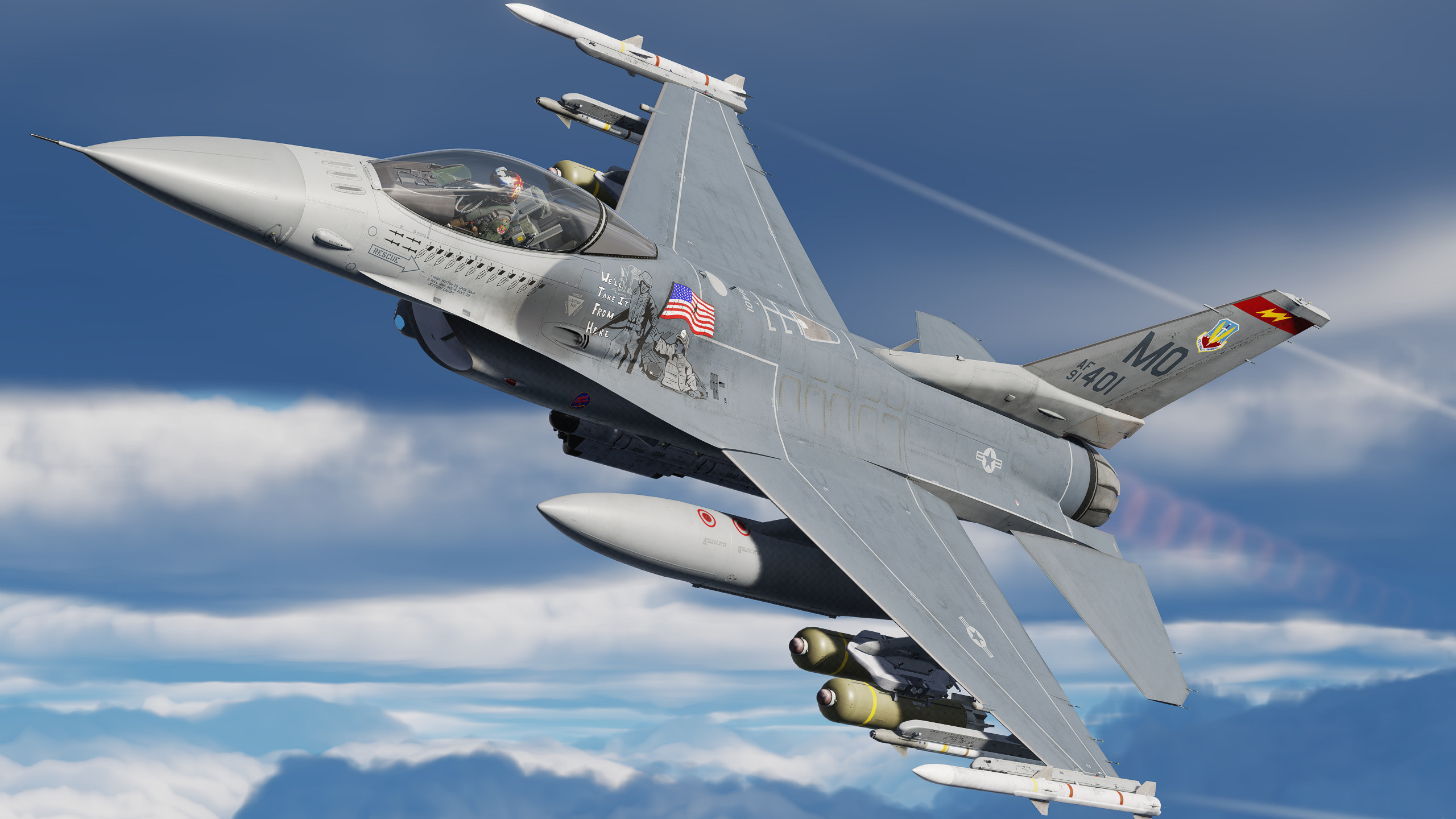 389th Fighter Squadron - Thunderbolts 91-0401