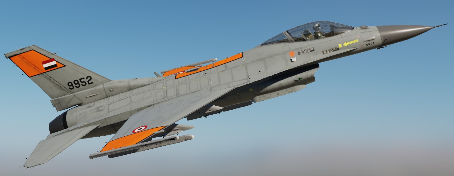 F-16 C Egyptian Orange wing tip V1.13