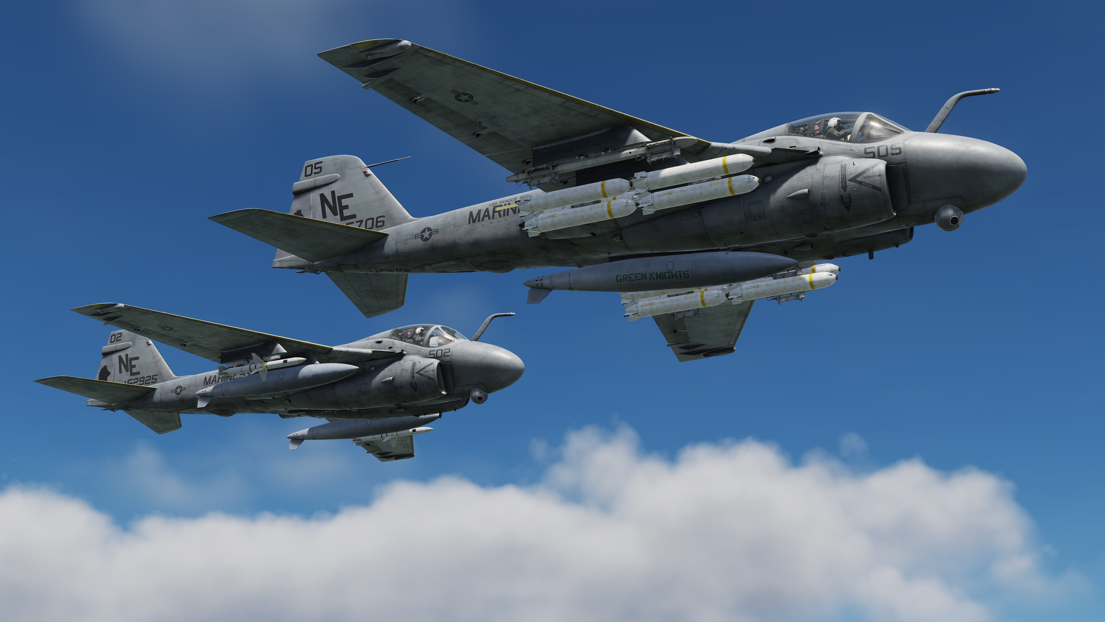 VMA-121(AW) Green Knights A-6E / USS Ranger CVW-2 Cruise 1989