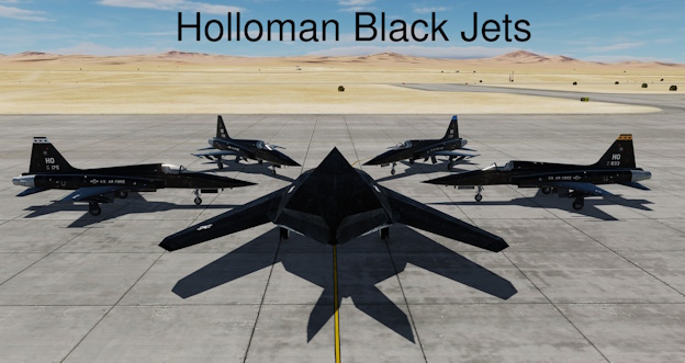 Holloman Black Jets Skin Pack