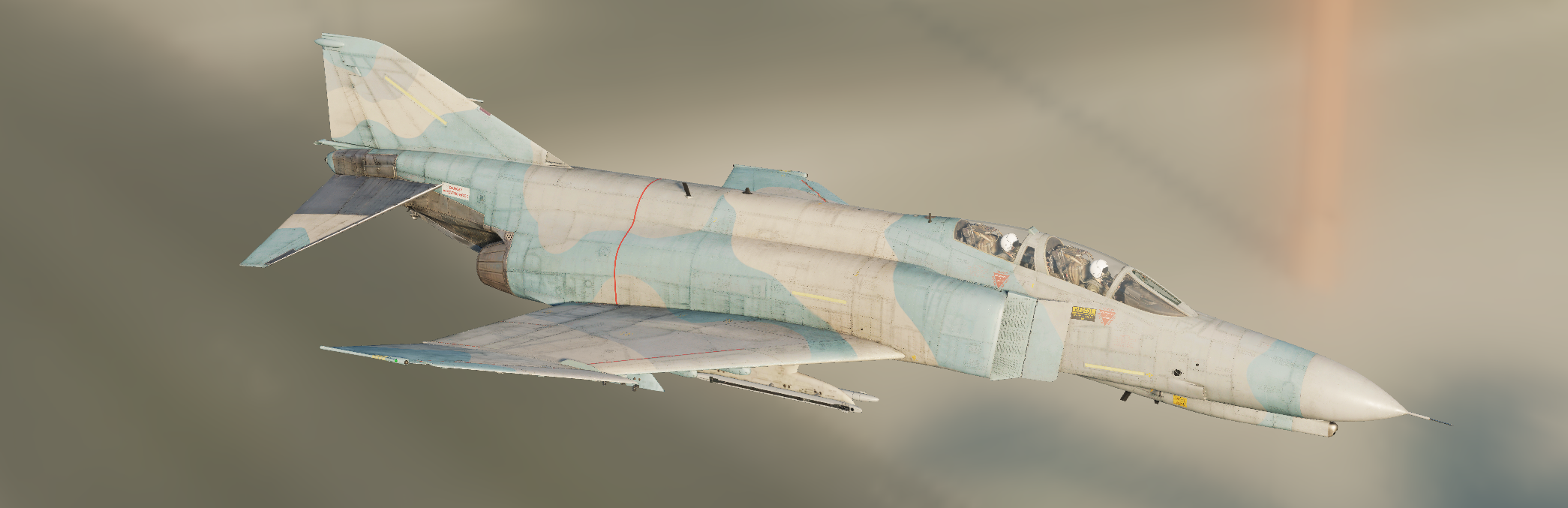 Unmarked Blue / Ghost - Heatblur F-4E-45
