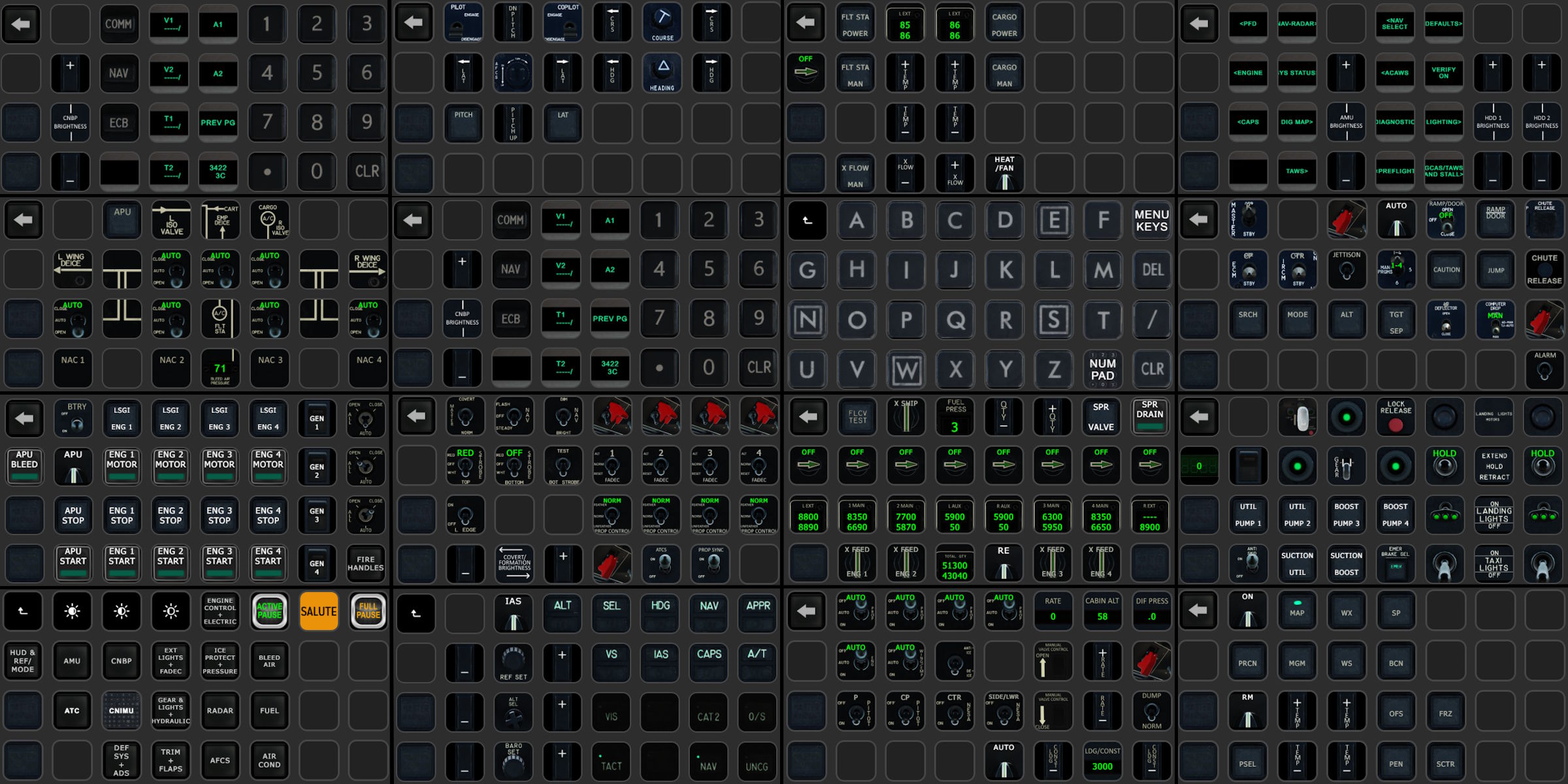 C-130J Stream Deck XL Profile