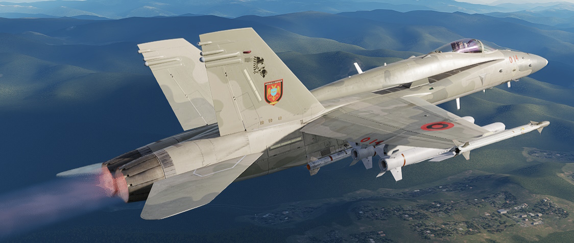 Fictional Albanian F/A-18C