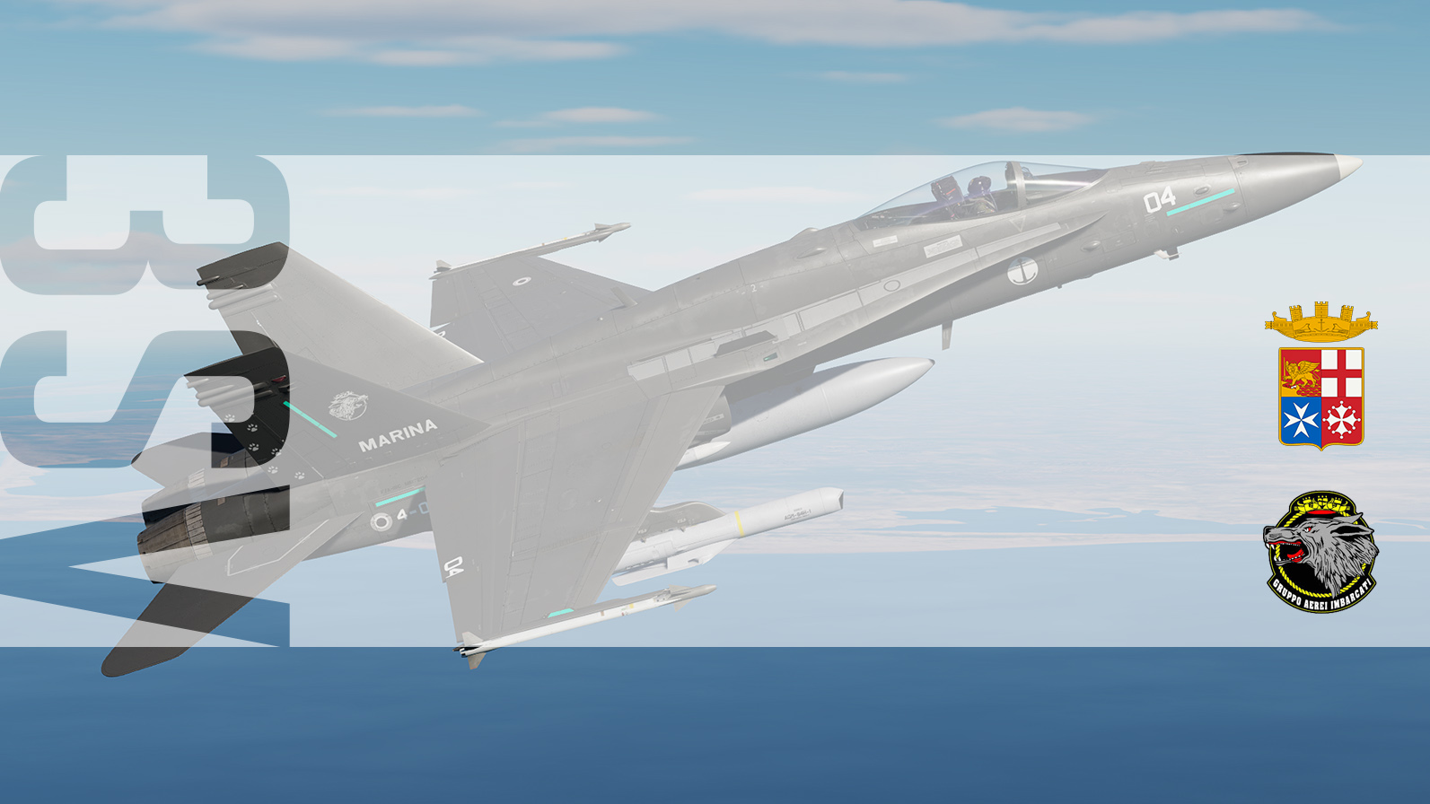 F/A-18C "GRUPAER Haveglass" Marina Militare (Fictional)