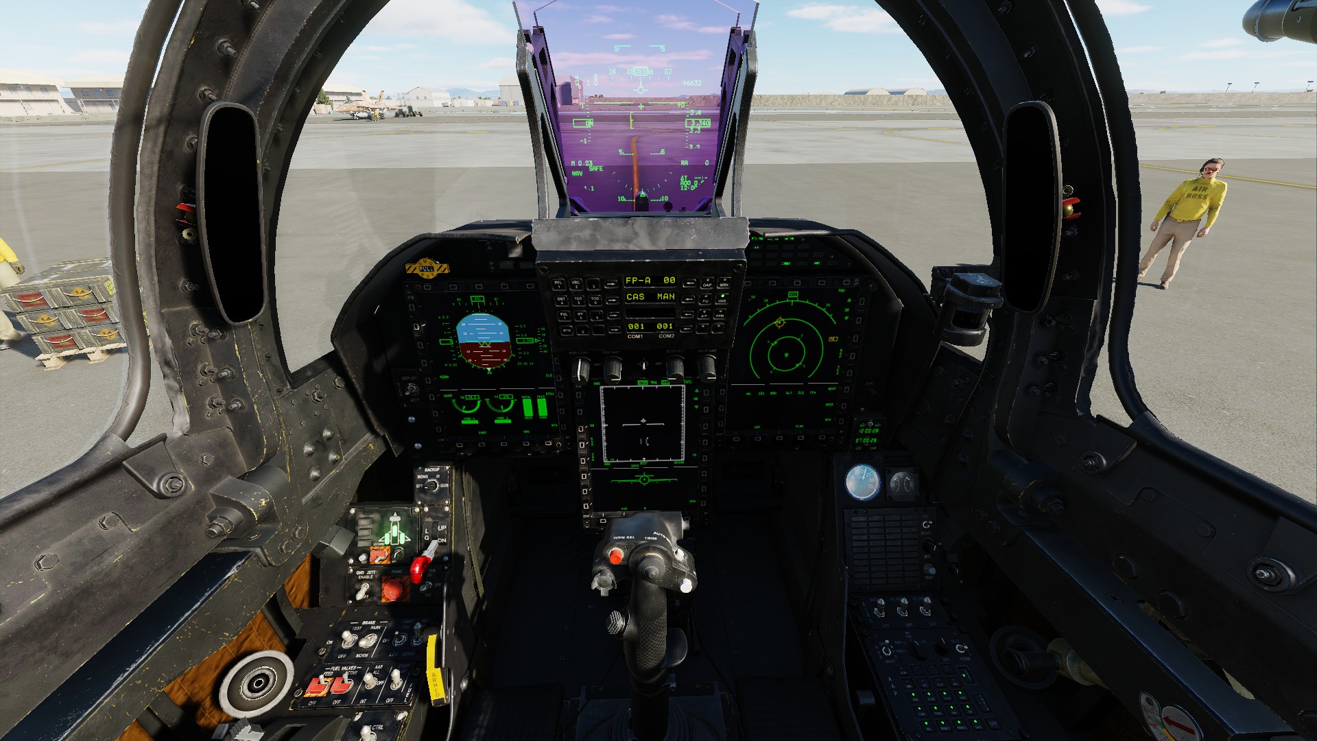 JF-17 Dark Cockpit with Purple HUD Tint