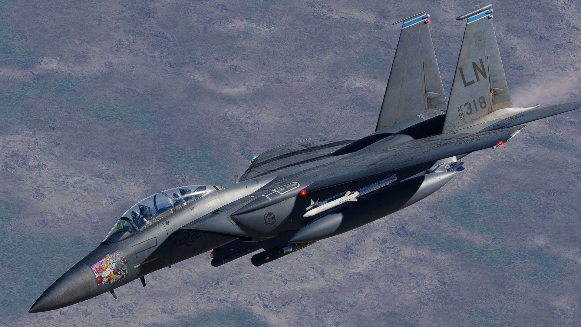 F-15E Strike eagle LN 91-318 "Bruiser" (REWORKED)