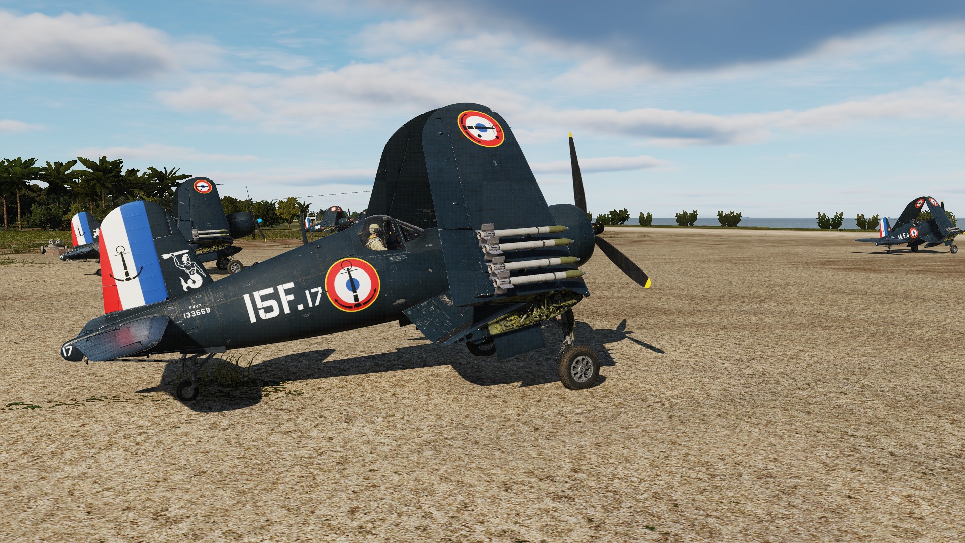 F4U-7 , French Navy , Flottille 15F "Triton à la roquette" (Updated)