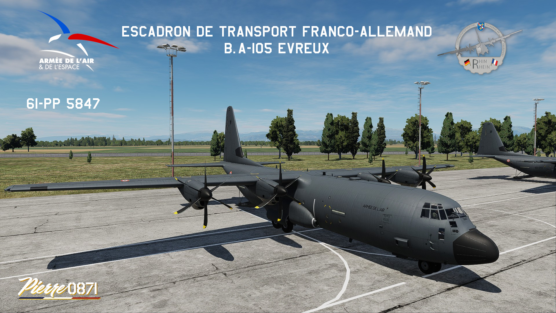 C-130J-30 61-PP Armée de l'Air et de l'Espace corrigé 